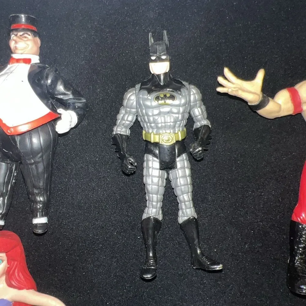 Assortment Of Action‎ Figures Some Are Bendable